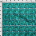 thumbnail image 3 of oneOone Cotton Silk Turquoise Green Fabric Animal Skin Craft Projects Decor Fabric Printed By The Yard 42 Inch Wide-LCS, 3 of 4