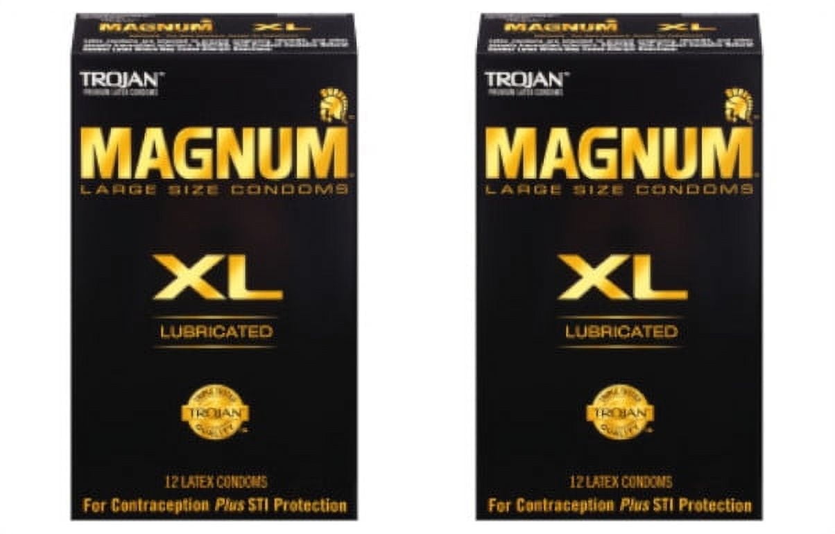 trojan magnum lubricated latex large size condoms 36 ea Male sex doll with hard body cut and muscular Brandon main image 0