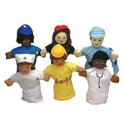 Children’s Factory 9" Career Hand Puppets - Set of 6