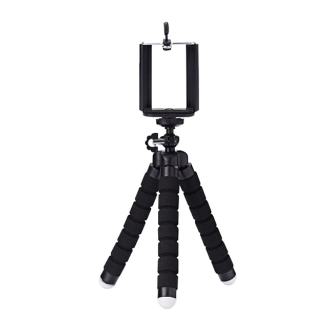 Mobile Phone Tripod Mini Flexible Sponge Octopus Shape Tripod Smartphone Camera Bendable Tripod