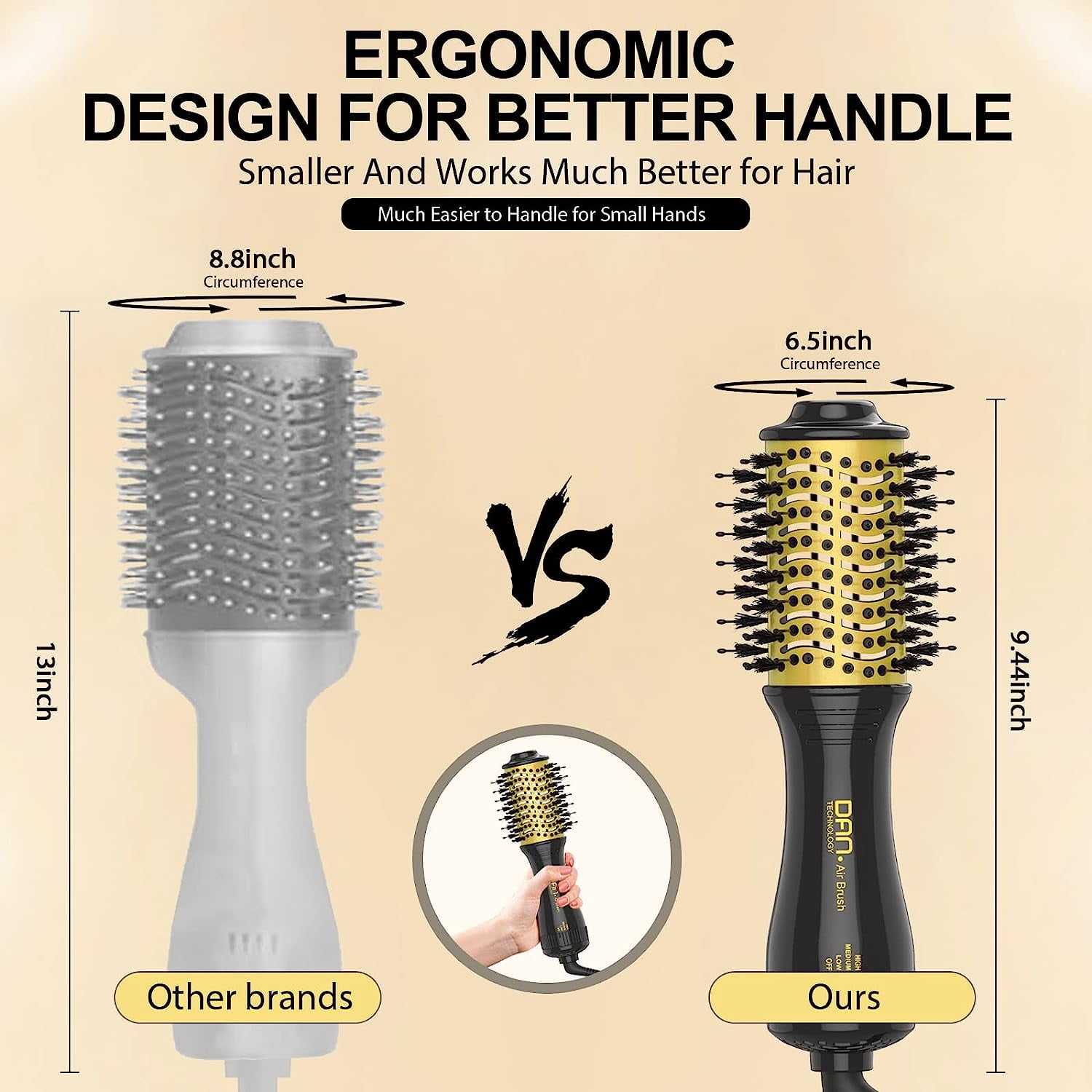 Double Shot Small Brush Blow Dryer Drybar Double Shot Blow Dryer