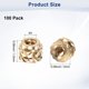 thumbnail image 3 of Uxcell 100-Pack Insertos Roscados - M1 x 1.5 mm Tuercas de Inserción de Calor de Latón, 3 of 6