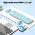 thumbnail image 4 of Teclado y Mouse Inalámbricos EDJO Ergónomicos Silenciosos de Tamaño Completo, 4 of 7