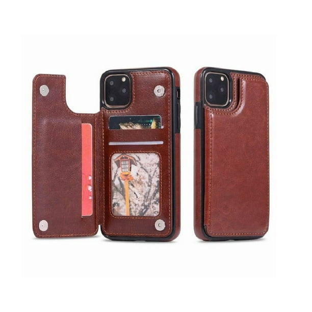 iPhone 11 Wallet Case with Card Holder,TIKA PU Leather Kickstand Card