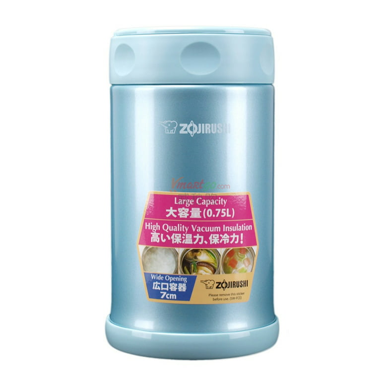 Zojirushi SW-EK26HAP Stainless Steel Food Jar, 9-Ounce, Pale Blue