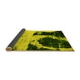 thumbnail image 2 of Ahgly Company Indoor Rectangle Abstract Yellow Modern Area Rugs, 2' x 5', 2 of 4