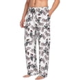 thumbnail image 2 of Balery Bird print Men's Pajama Pants,Ultra Lightweight Pjs,Lounge Pant-XX-Large, 2 of 9