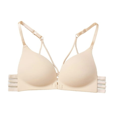 Ramiter Plus Size Lingerie Women s Underwire Unlined Bra Minimizers Non-Padded Bra Full Coverage Lace Mesh Sexy Sheer Plus Size Bra One Size Beige