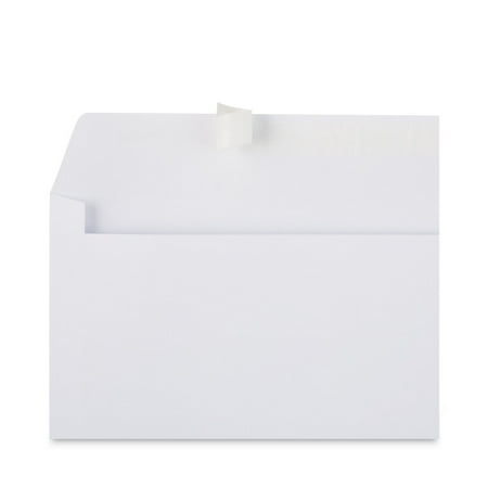 Peel Seal Strip Business Envelope, #10, Square Flap, Self-Adhesive Closure, 4.13 x 9.5, White, 100/Box