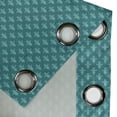 thumbnail image 5 of Ambesonne Fleur de Lis Grommet Curtain, Retro Damask Pattern, 50" x 63", Teal, 5 of 6