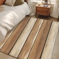 thumbnail image 5 of Brown Khaki Wooden Area Rug 4'x6', Vintage Farmhouse Retro Art Washable Non-Slip Rugs, Low Pile Large Carpet for Living Room Bedroom Dining Room Kitchen Office Indoor Mat, 5 of 9