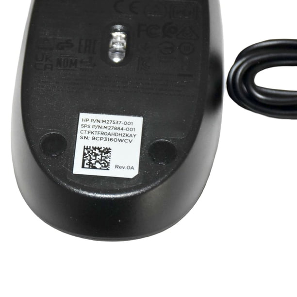 HP 125 Wired USB Optical Mouse (M27537-001) - Walmart Business