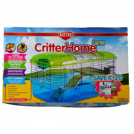 Super Pet Deluxe Care - Super Pet- Container-Kt Critterhome Deluxe Habitat 30x18
