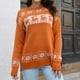 thumbnail image 5 of Suéteres de Navidad para mujer Gibobby Anaranjado M, 5 of 5