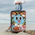 thumbnail image 7 of Amazing World of Gumball Travel Luggage Cover Suitcase Protector Washable Baggage Covers Anti-Scratch Suitcase Cover, 7 of 7