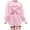 Pink-1, variant on Crewneck Sweatshirts for Women Oversized Loose Breast Cancer Print Tops Drop Shoulder Casual Pullover Shirts(Pink M)