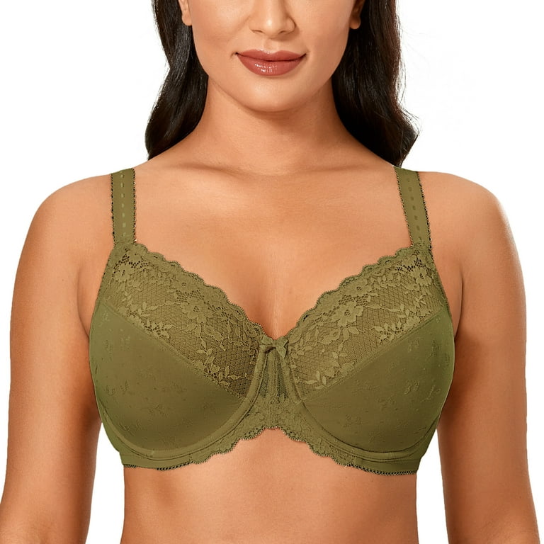 Full Cup Bra Delimira Minimiser Full Coverage Underwired Lace Not Padded