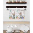 thumbnail image 3 of Easter Kitchen Dish Towels for Drying Dishes Set of 2, Spring Grey Bunny Botanical Eggs Leaves Lattice Waffle Weave Microfiber Hand Tea Bathroom Towels Quick Dry & Absorbent Towel 15.7x23.6, 3 of 7