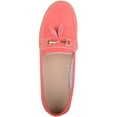 thumbnail image 6 of ABSOLUTE FOOTWEAR Womens Slip On Casual Leather Loafer Deck Boat Shoes Sandals - Coral - US 8, 6 of 7