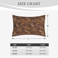 thumbnail image 4 of Yiaed Autumn Pinecone Plants Print Brushed Microfiber Envelope Pillowcases, Standard,Envelope Closure Pillow Cases(Without Pillow Core)-16"x24", 4 of 6