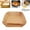 50pc, variant on WUXIAB 7.9-Inch Square Air Fryer Accessories: Natural Unbleached Food-Grade Liners, Oil-Absorbing Paper, Non-Stick Disposable Liners, Pre-Cut Parchment Paper For Medium To Large Air Fryers