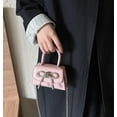 thumbnail image 4 of LHSHIDU Crossbody Bag for Women Girls Cute Candy-Colored Tote with Patent Leather Glitter Shoulder Bag Small Square Bag, 4 of 7