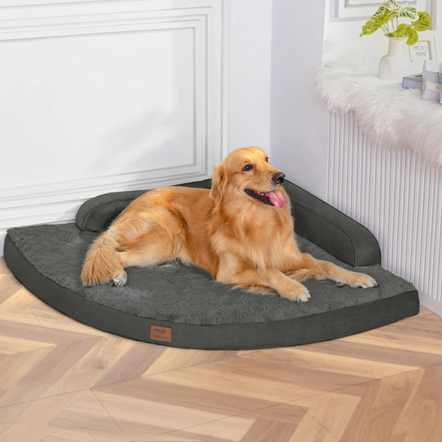 Cama ortopédica grande para perros MEKIY con funda extraíble y lavable