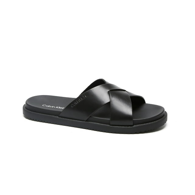 Sandalia Calvin Klein Lusako para hombre, color negro, sin cordones 10