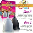 thumbnail image 2 of Talisi Menstrual Cups - Reusable Menstruation Period Cup with Collapsible Menstrual Cup Sterilizer - Feminine Cup Alternative to Tampons for Regular and Heavy Flow - Large and Small Cup Menstrual Set, 2 of 9