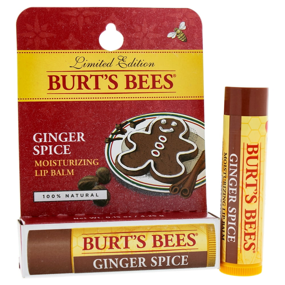 Ginger Spice Lip Balm Blister by Burts Bees for Unisex 0.15 oz Lip