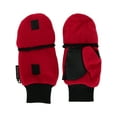 thumbnail image 2 of CTM Kids' and Teens' Fleece Convertible Fingerless Winter Mitten / Gloves, 2 of 3