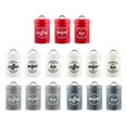 thumbnail image 2 of relayinert Kitchen Food Storage Canister Set 3 Pcs Coffee Tea Sugar Tins White, 2 of 5