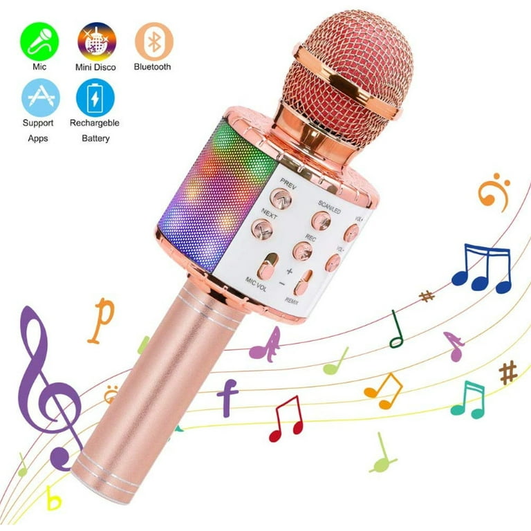 Microphone bluetooth spécial karaoké, Microphones