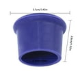 thumbnail image 4 of Yuarrent Tapas de botellas de silicona, cubierta para bebidas de cerveza, coque, refresco, vino champán sin fugas Barra de herramientas Azul, 4 of 6