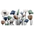 thumbnail image 2 of Koetsier, Albert 32x18 White Modern Wood Framed Museum Art Print Titled - Floral Neutrals 1, 2 of 4