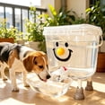 thumbnail image 4 of Bomd Portable Water Bowl Dispenser for Pets, Pet Water Bowl with 5L Large Capacity, No Electricity Pet Waterer, Transparent Water Tank, Easy Clean Dog Water Dispenser for Home Multi-Pets 7×6.2In, 4 of 7
