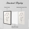 thumbnail image 6 of Vintage Farmhouse Style Waterproof Black-Framed Botanical Line Art Canvas Mural - Suitable for bedrooms, living rooms, studies, minimalist and country-style home wall decorations. 11x14 in, 6 of 8