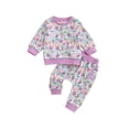 thumbnail image 1 of SUNSIOM Ensemble 2 Pcs Halloween pour Garçons Manches Longues Col Rond Imprimé Ghost Hauts Pantalons, 1 of 6