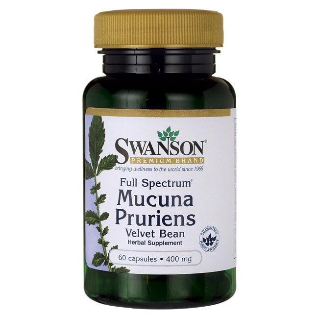 Swanson Full Spectrum Mucuna Pruriens 400 mg 60 Capsules