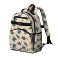 thumbnail image 2 of Dinosaur and Text Beige Pattern Cute School Backpack Bag for School with Padded Back and Adjustable Shoulder Straps 15.25"x11.5"x5.25", 2 of 5