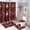 Christmas Tree Plaid 1, variant on Bathroom Rugs Sets 4 Piece with Shower Curtain, Christmas Tree Plaid Pattern Printed on Bathroom Decor and Accessories, Great for Master Bath Beach House Modern Home, 72 x 72 inches