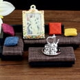 thumbnail image 2 of UPGRATOR 1Pcs Mini Disc Tea Set Model in Silver Alloy for Dollhouse Food Set and Decor, 2 of 8