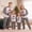 Style 1, variant on Christmas Family Matching Pajamas Set Long Sleeve Plaid Tops and Pants Set