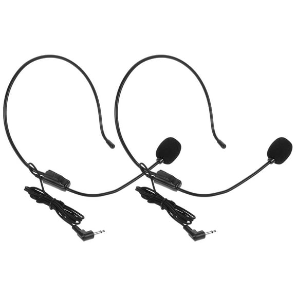 Raindrops Vocal Microphones Headset for Lectures e Amplifier Mic Multi 2Pcs