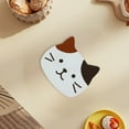 thumbnail image 4 of PATLOLLAV 1 Pcs Cute Kitty Silicone Coaster, Non-Slip Cup Mats for Desk Drink Table Decor Kawaii Accessories Gift Choice, 4 of 6