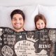 thumbnail image 5 of LHSHID Dad Blanket from Daughter Fathers Day Blanket from Daughter Best Father's Day Birthday Gifts for Dad from Daughter Gifts for Dads Dad Gift 40"x50", 5 of 8