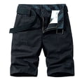thumbnail image 1 of Leutsin Men's Pocket Zipper Resilience Leisure Time Tooling Short Pants, 1 of 3