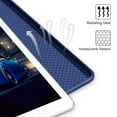 thumbnail image 4 of DuraSafe Case for iPad 9.7 Inch 5th 6th Gen Air 1 Air 2 Gen [ A1566 A1567 ] Tri Fold Smart Cover with Soft Silicone Back Auto Sleep/Wake - Navy Blue, 4 of 7