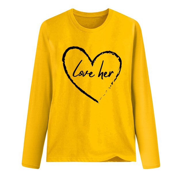 Birdeem T-Shirt Ample Imprimé pour Femmes, Manches Longues, Blouse à Col Rond, Hauts Décontractés