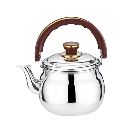 

FRCOLOR 1pc Home Stainless Steel Teakettle Kitchen Whistle Boiling Water Kettle